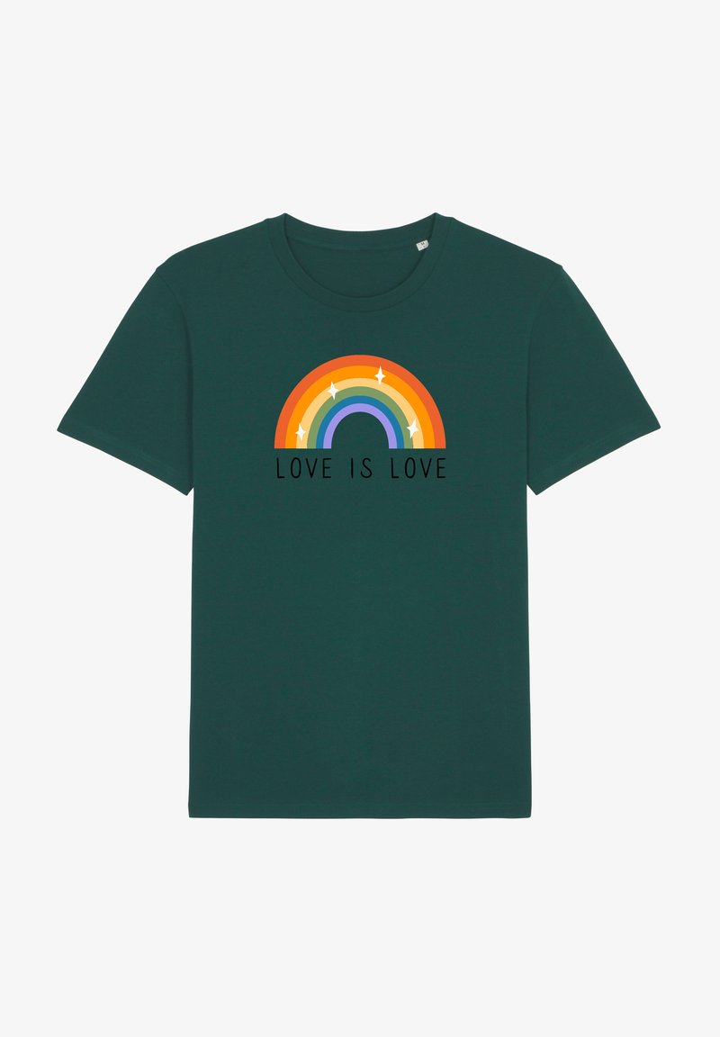  LOVE IS LOVE - T-Shirt Print - Spectra Yellow