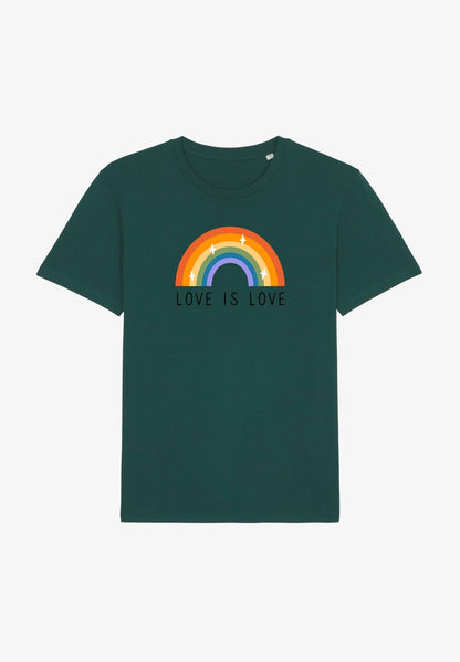  LOVE IS LOVE - T-Shirt Print - Spectra Yellow