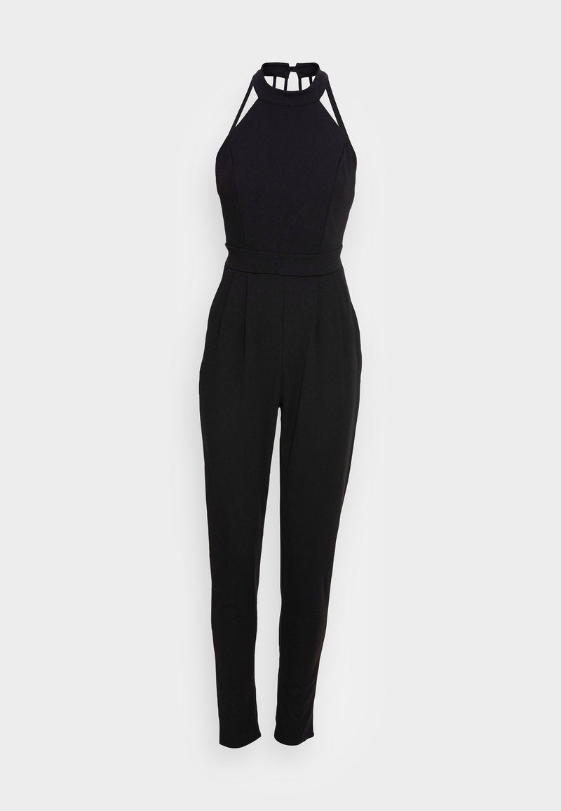 Wal G CHENISE HALTER NECK - Jumpsuit - Black