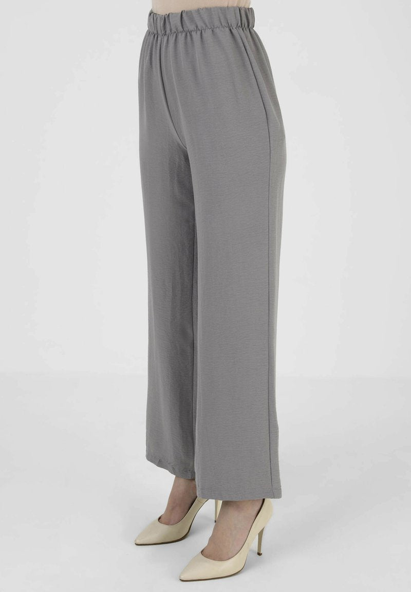  CREW NECK REFKA CASUAL SET - Stoffhose - Grey