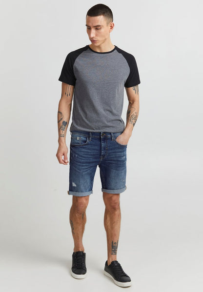  PRNARVIK - Jeans Shorts - Denim Middle Blue