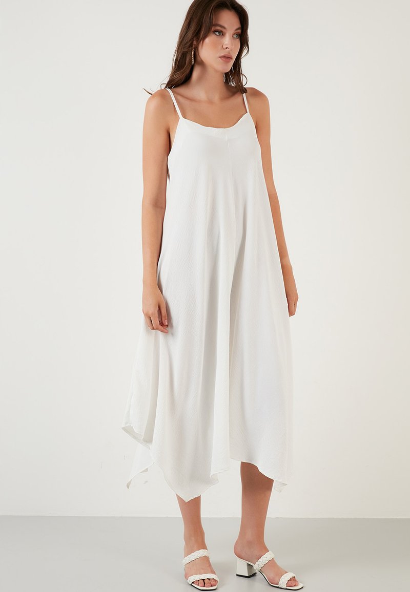 LELA LOOSE FIT - Jumpsuit - Ecru