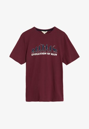 Marks & Spencer BATTERY GRAPHIC - Nachtwäsche Shirt - Russet