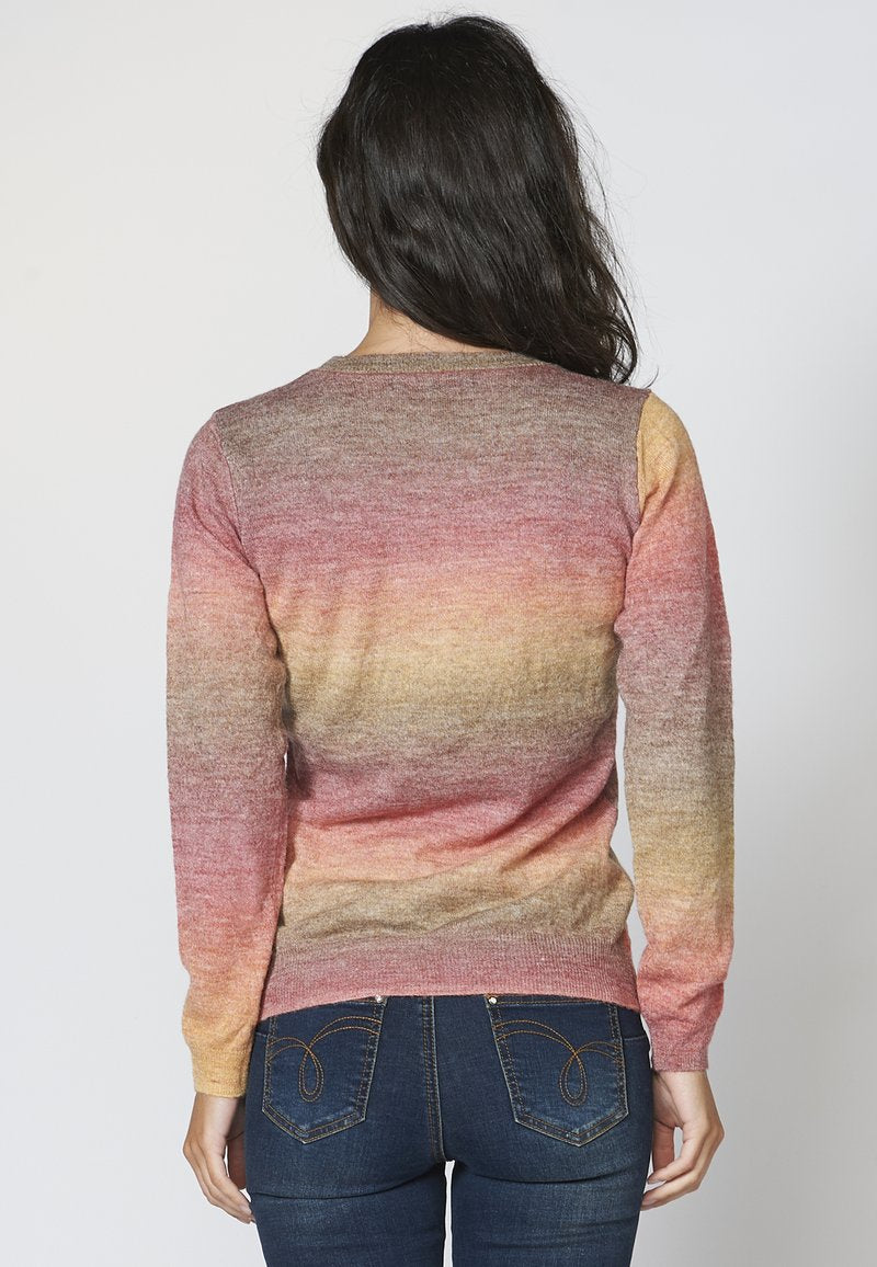 Koroshi Strickpullover - Multicolor