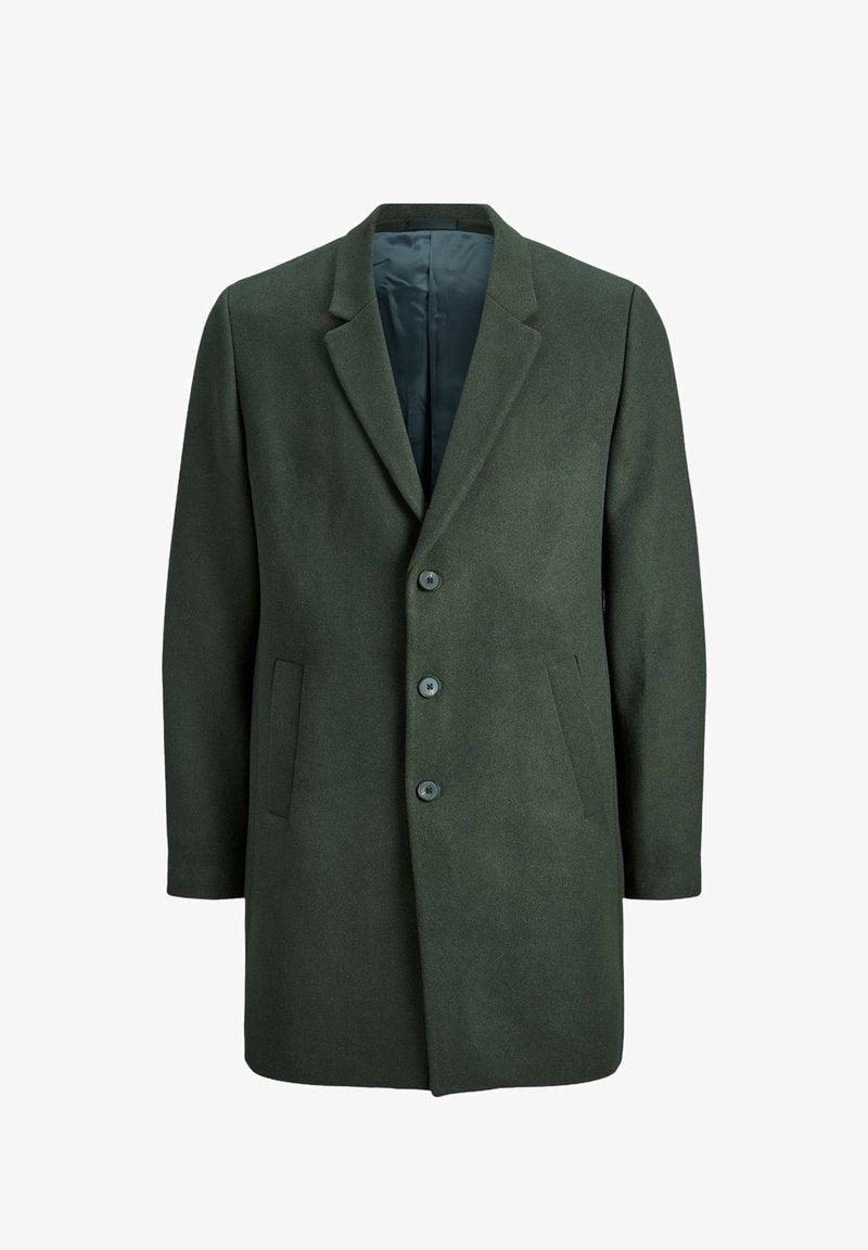 Jack & Jones JJEMOULDER COAT - Klassischer Mantel - Forest Night