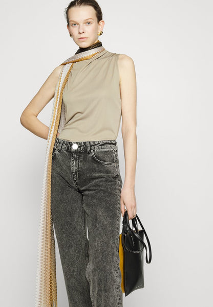 Blanche GIANNA JEANS - Jeans Straight Leg - Grey Denim