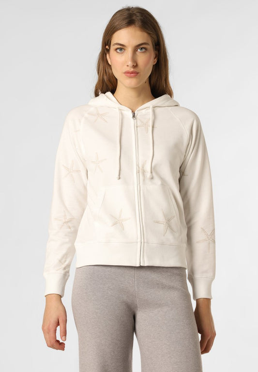 Marie Lund Sweatjacke - Ecru