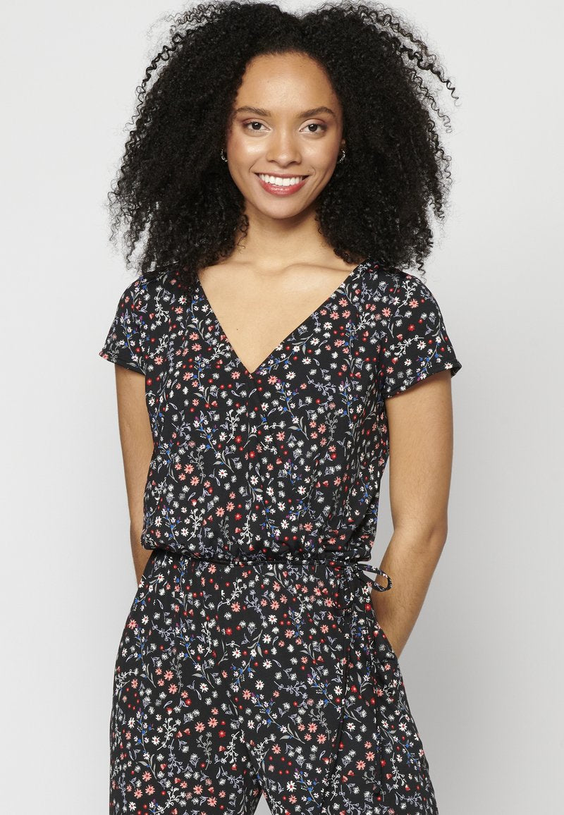 Koroshi SHORT SLEEVE - Jumpsuit - Black