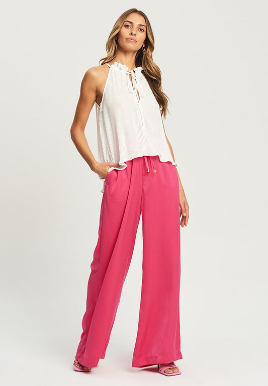 Tussah VERA - Stoffhose - Hot Pink