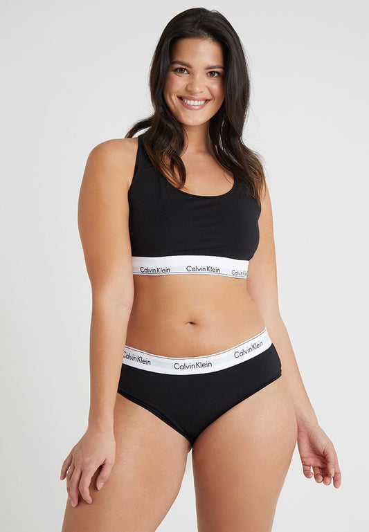 CALVIN KLEIN UNDERWEAR UNLINED BRALETTE - Bustier - Black