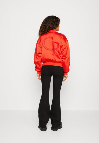 COLOURFUL REBEL JULEY EMBRO JACKET - Bomberjacke - Warm Orange