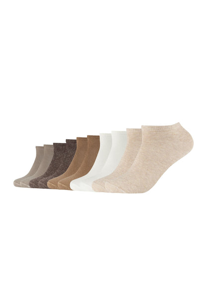 S.Oliver 10 PACK SNEAKER - Socks - Black