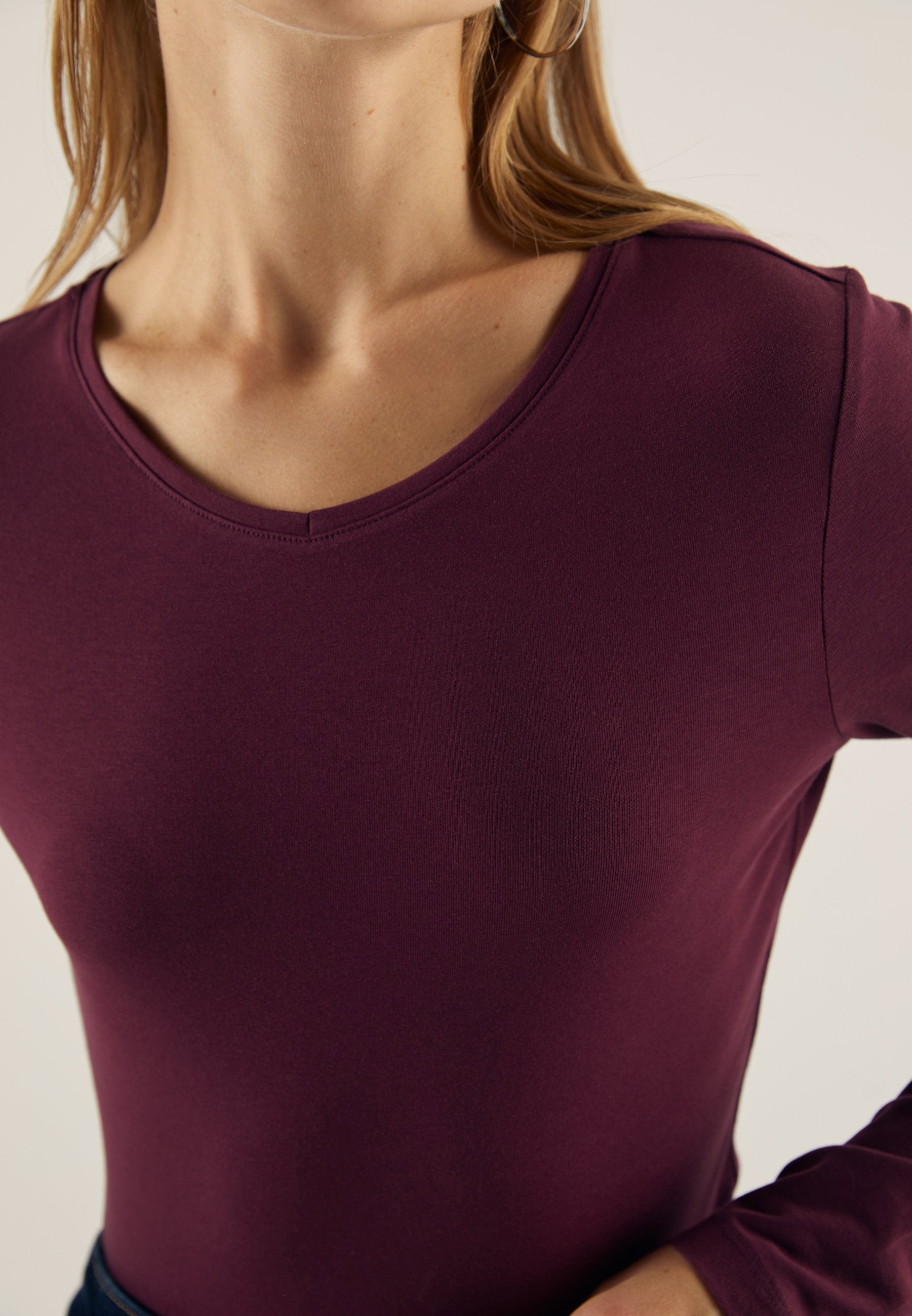 Anna Field 3 PACK - Long Sleeved Top - Black/bordeaux/white