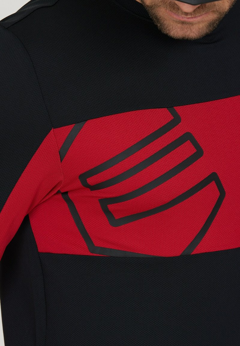 Endurance HAVENT - Langarmshirt - Zwart Rood