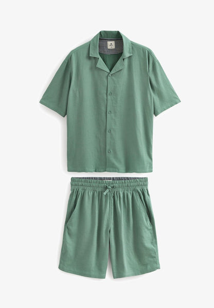 Next LIGHTWEIGHT SET - Nachtwäsche Set - Green