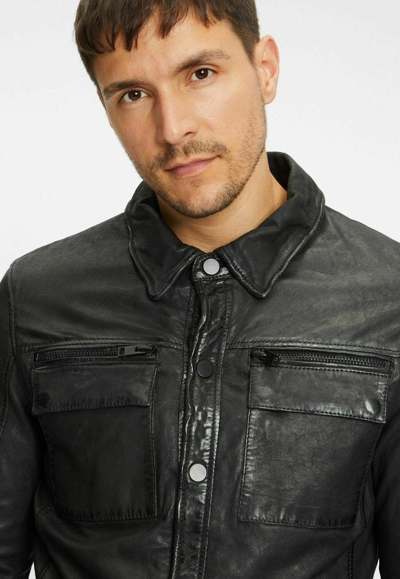 GIPSY G2MBEITH SF LASV - Lederjacke - Black