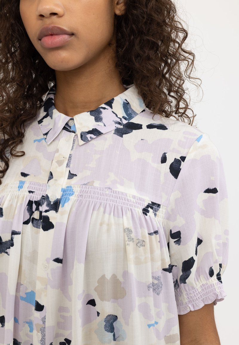 Soft Rebels Blusenkleid - Cloudy Snow White Print