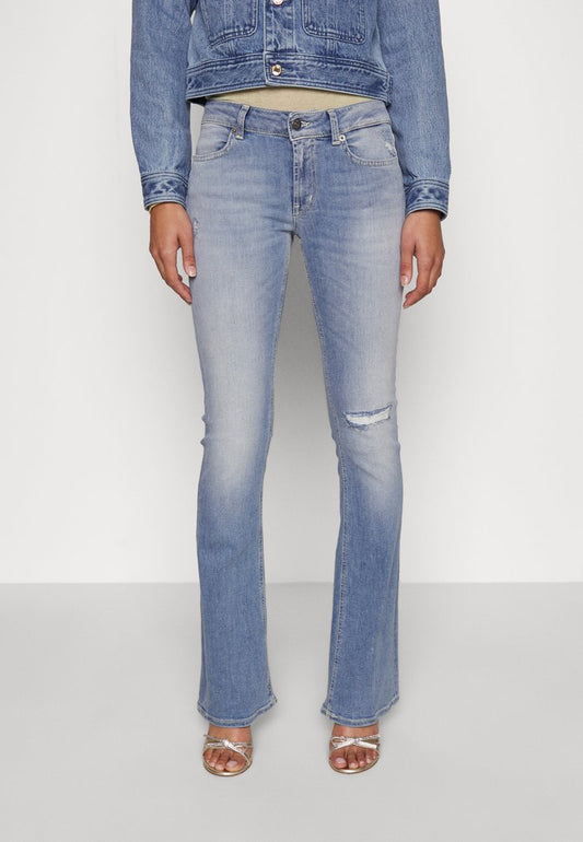 Dondup LOLA - Jeans Bootcut - Blue