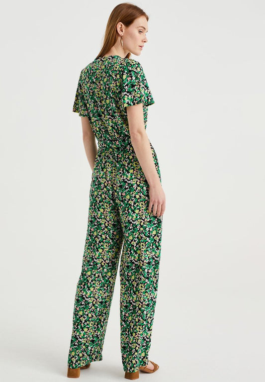 WE FASHION MET DESSIN - Jumpsuit - Black
