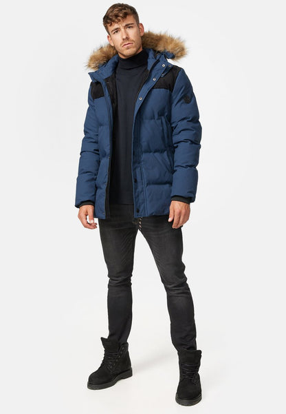 Indicode Jeans HEXYL - Wintermantel - Navy