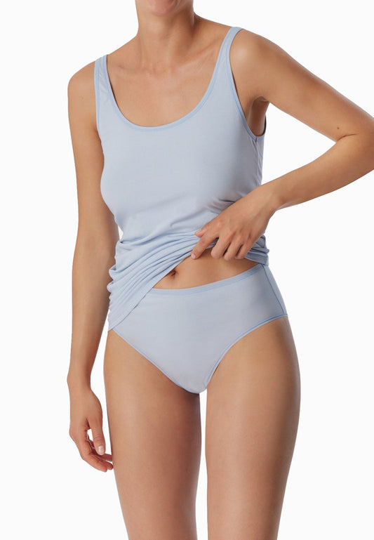 Schiesser 6PACK - Slip - Hellblau Schwarz