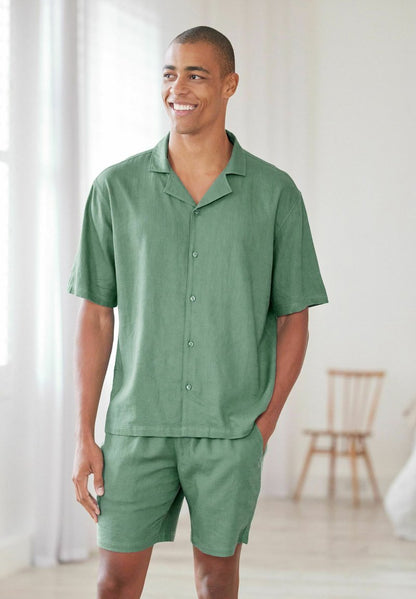 Next LIGHTWEIGHT SET - Nachtwäsche Set - Green