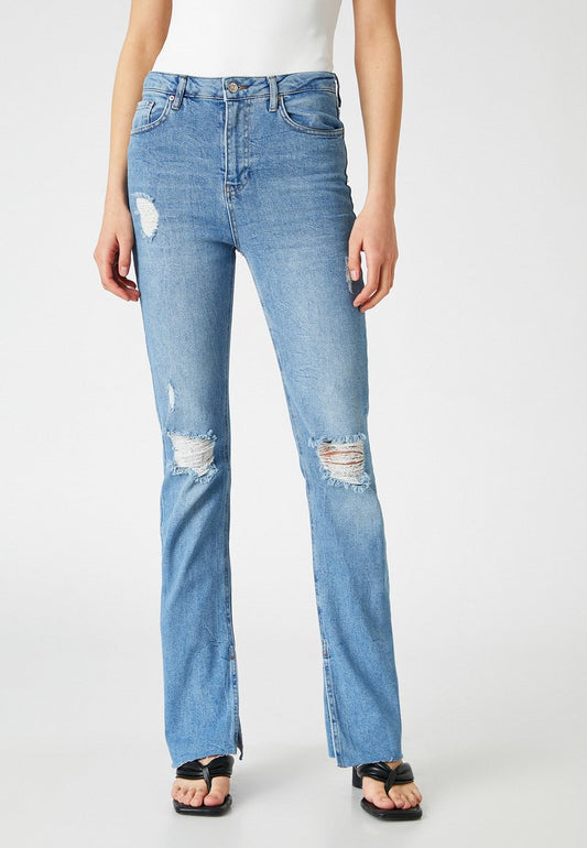 Koton Flared Jeans - Light Indigo