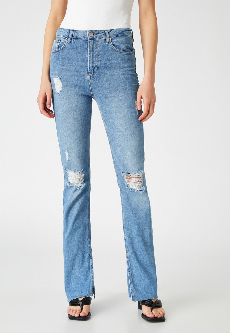Koton Flared Jeans - Light Indigo