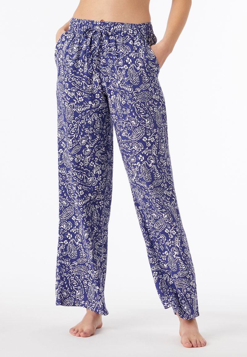 ETAM SOUSANN - Nachtwäsche Hose - Bleu Marine
