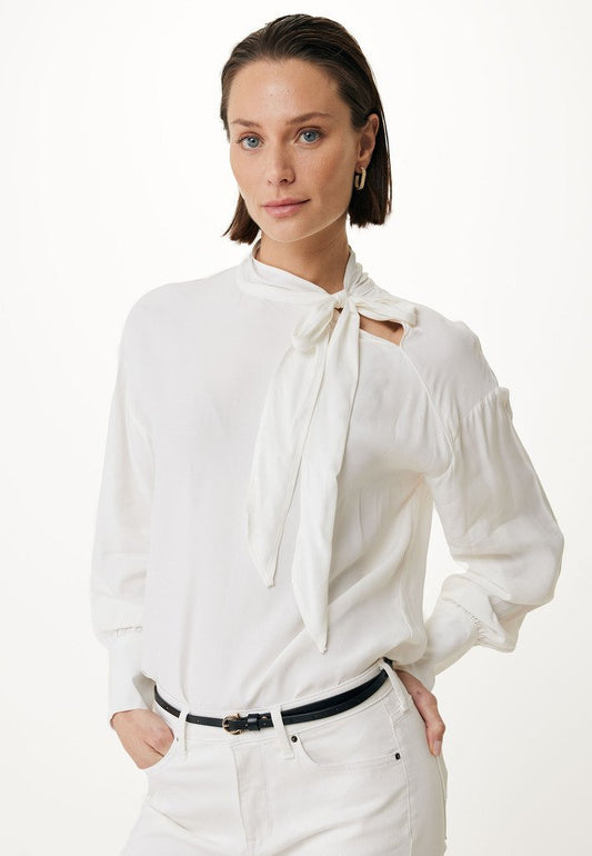 MEXX LONG SLEEVE - Bluse - Off White
