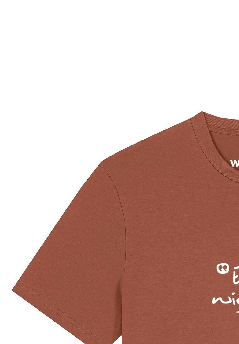  ES IST WIE ES IST - Print T-shirt - Heritage Brown