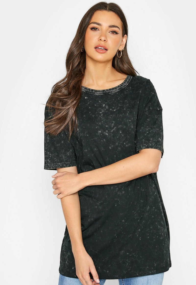  ACID WASH OVERSIZED - T-Shirt Basic - Black