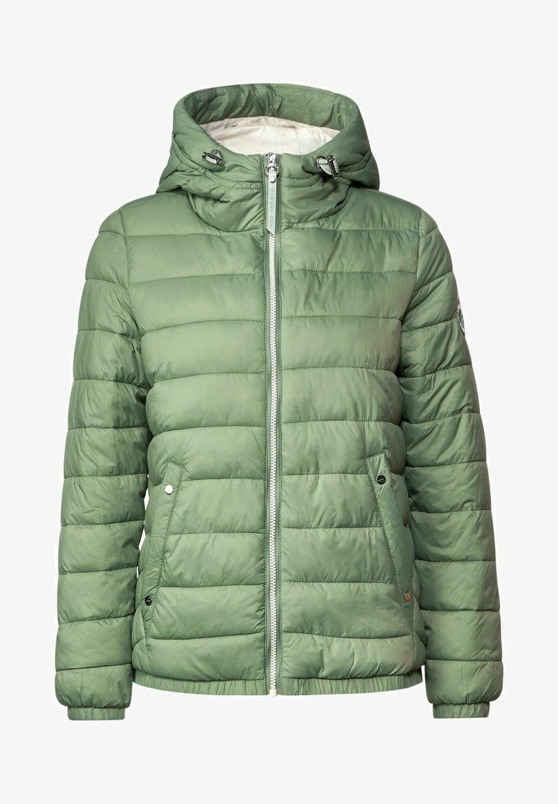 STREET ONE KURZE MIT ZIPPER - Winterjacke - Grün