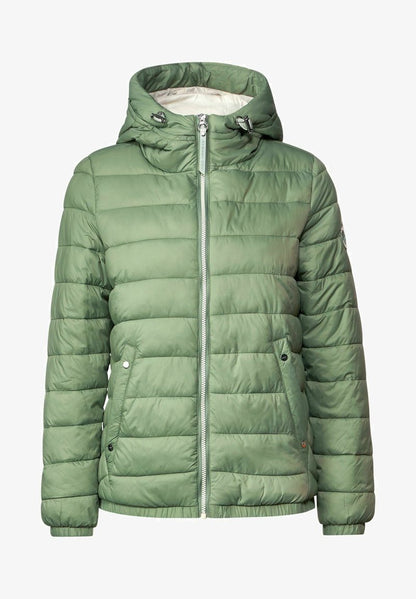 STREET ONE KURZE MIT ZIPPER - Winterjacke - Grün