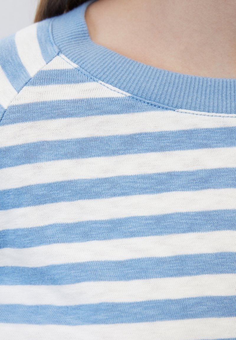 Marc O'Polo DENIM RAGLAN-STREIFEN- REGULAR AUS - Langarmshirt - Multi Soft Sky Blue