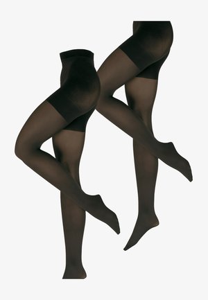  2-Pack - Strumpfhose - Schwarz