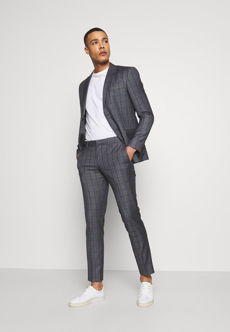  CHECK SUIT - Anzug - Grey