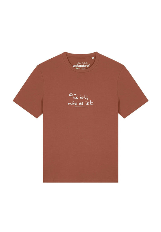  ES IST WIE ES IST - Print T-shirt - Heritage Brown