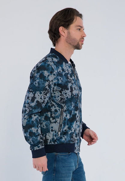  Bomberjacke - Navy Grey