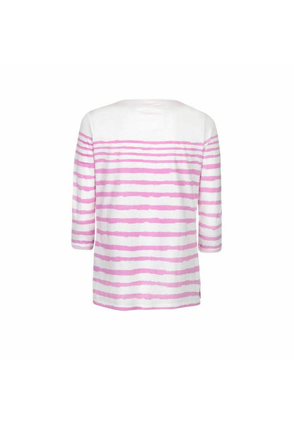  CARLA 3/4 ARM - T-Shirt Print - Pink