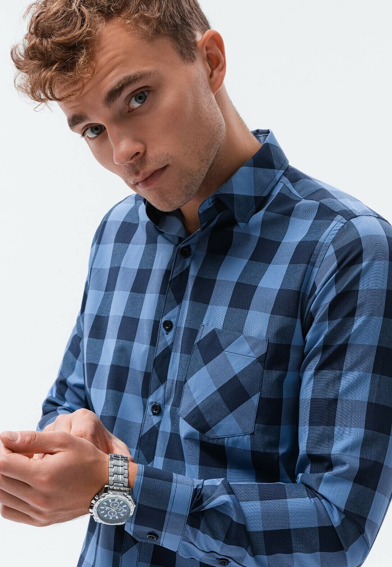  LONG SLEEVES - Hemd - Blue Navy