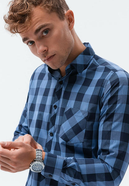  LONG SLEEVES - Hemd - Blue Navy