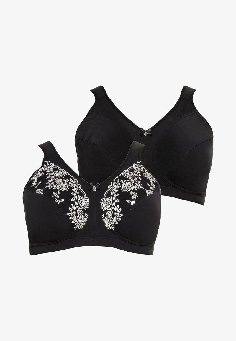 Sheego 2 PACK - Bustier - Schwarz