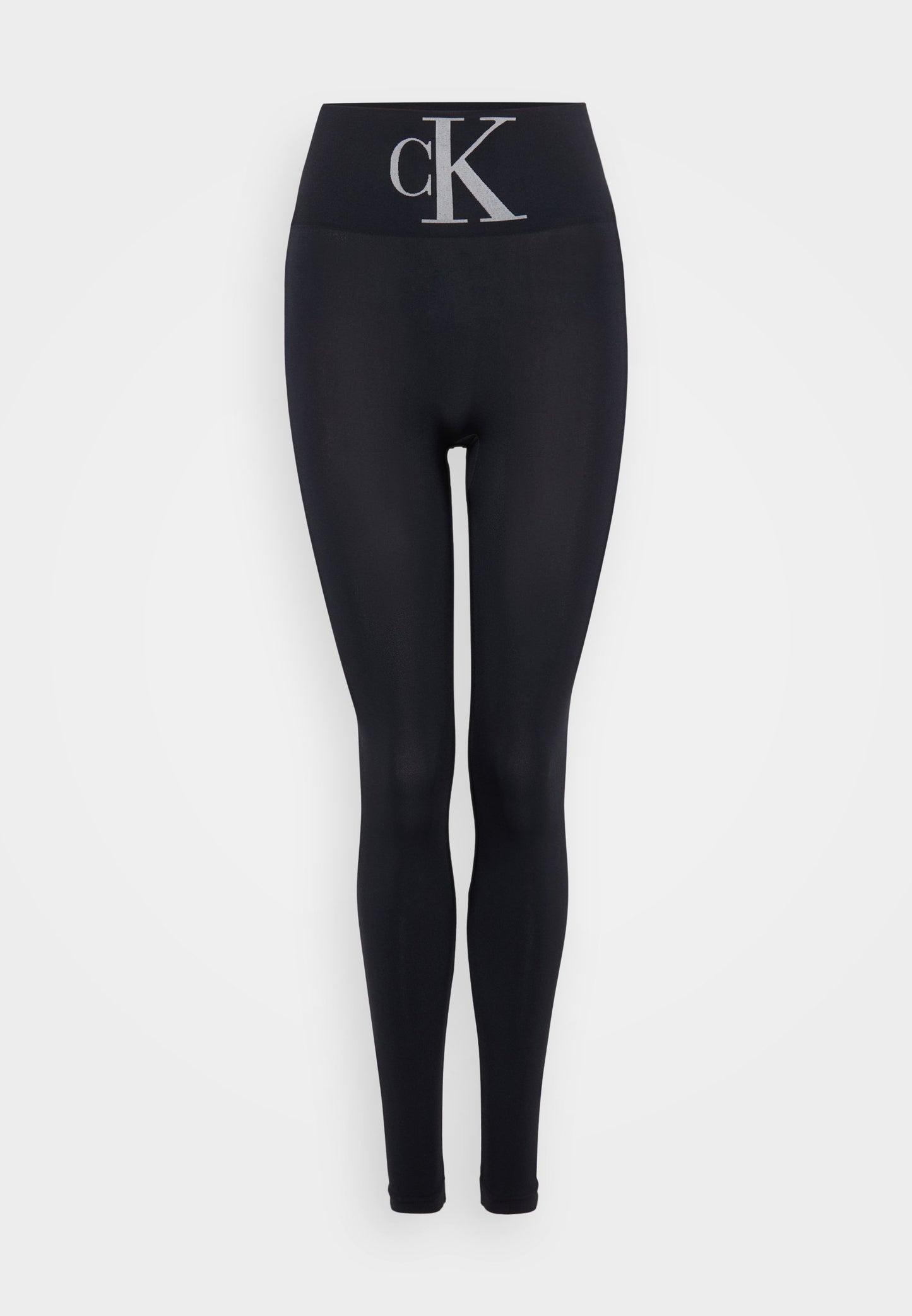 CALVIN KLEIN UNDERWEAR WOMEN HIGH WAIST MONOGRAM - Leggings - Stockings - Black