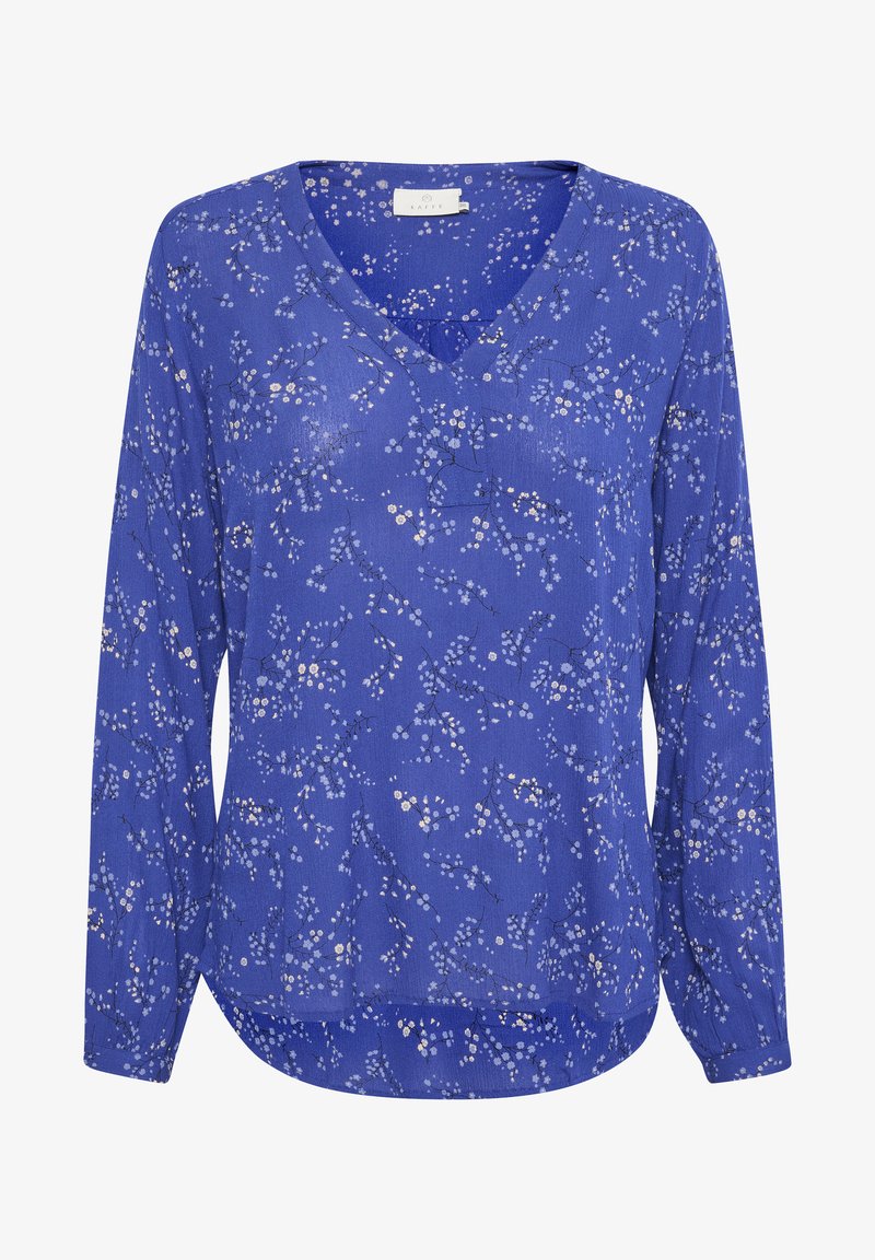 Kaffe KARIKKA AMBER - Bluse - Mazarine Blue Infinity Print