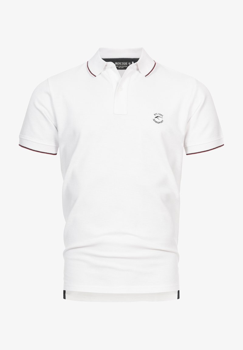 Indicode Jeans WALLO - Poloshirt - Offwhite