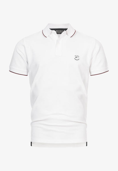 Indicode Jeans WALLO - Poloshirt - Offwhite
