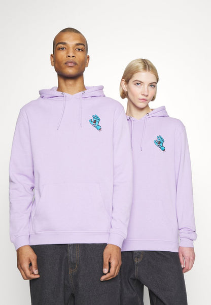 Santa Cruz SCREAMING HAND CHEST HOOD UNISEX - Kapuzenpullover - Digital Lavender