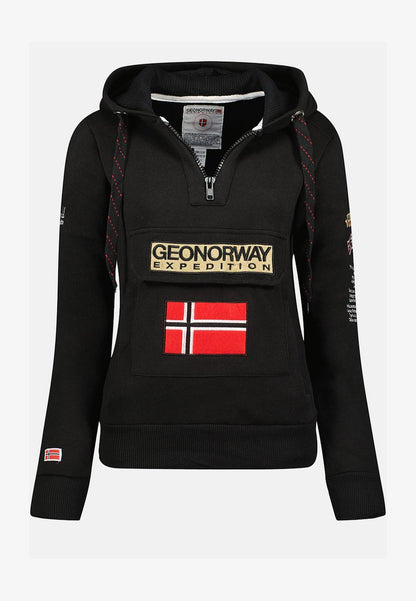  GYMCLASS - Kapuzenpullover - Schwarz