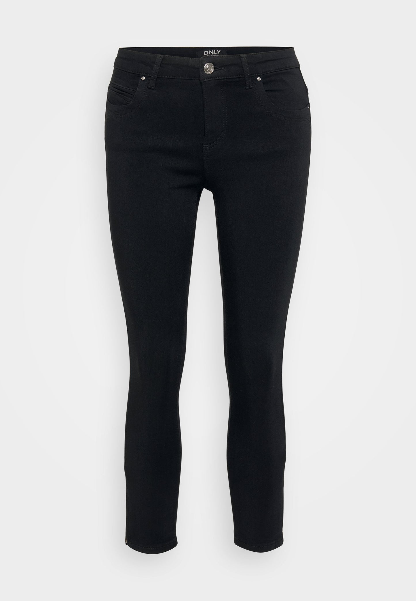ONLY Petite ONLKENDELL ZIP - Jeans Skinny Fit - Washed Black